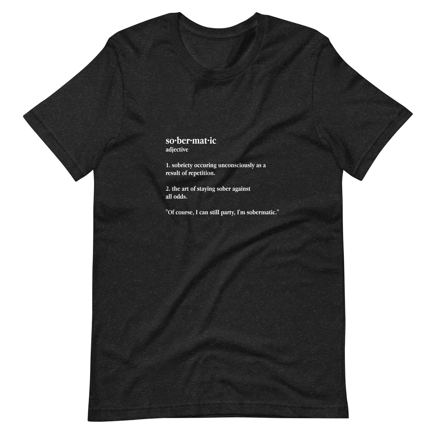 Sobermatic Unisex Dark T Shirt