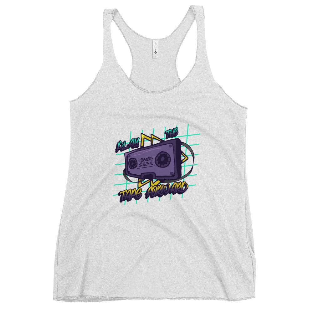 Tape Forward Women's Racerback Tank Top