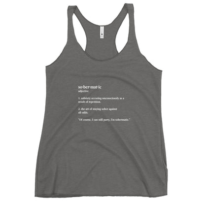 Sobermatic Women's Racerback Tank