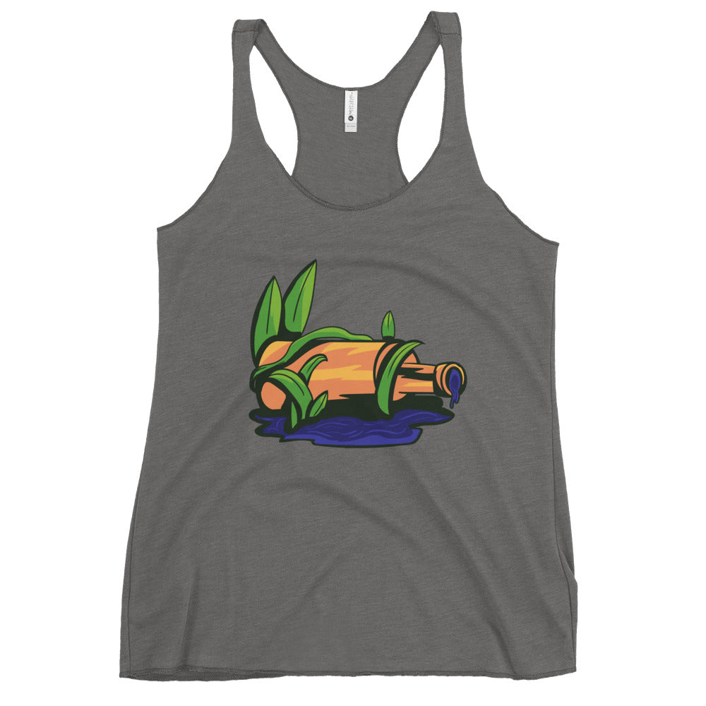 Overgrown Bottle Women's Racerback Tank Top